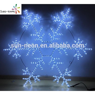 3D led snowflake motif light chirstmas decoration